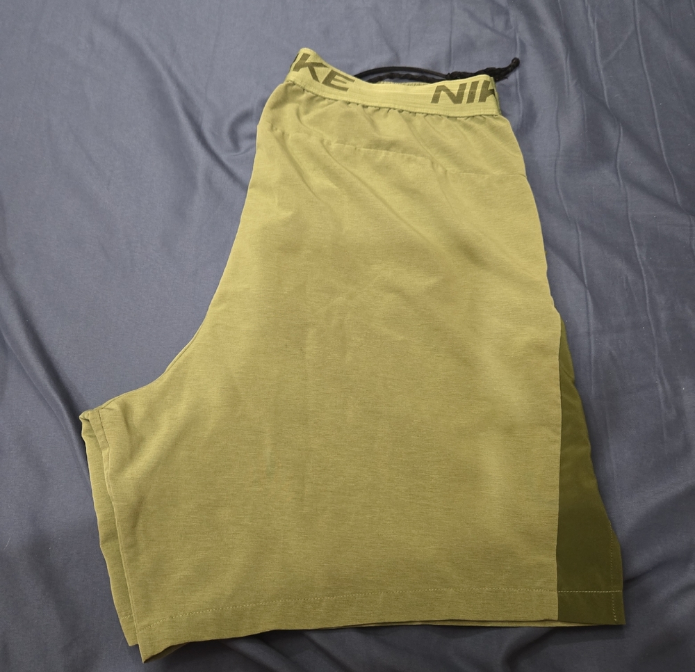 Nike Men's Olive Performance Training Shorts